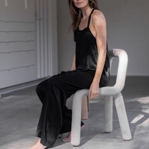 COPY - Lunya Washable Silk Sleep Jumpsuit in Immersed Black